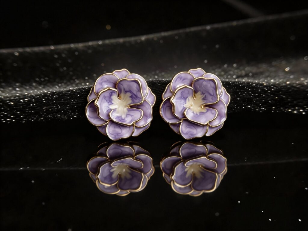 Violette Éclat Earrings