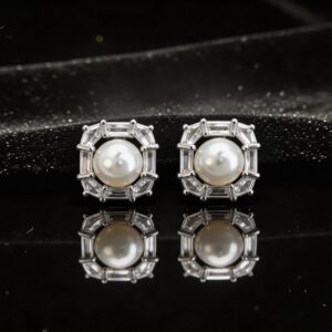 Argent Nocturne Hoops